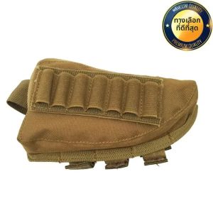 ปืนไรเฟิลยุทธวิธีปืนลูกซองสต็อกแก้มที่พักปืนไรเฟิลกระสุนปืนกระสุนปืนไนลอนที่วางกระเป๋า Molle นิตยสารสำหรับการล่าสัตว์