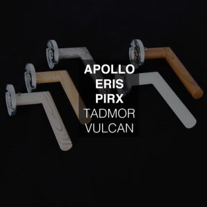 NOBLEZA Rosette Kunci Pisah Handle Gagang Pintu Stainless Kayu Wooden