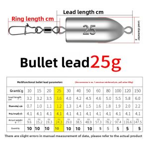 DIAOHAINI | Far-throwing Sinking Weight with Swivel Anti-hang Design 100g