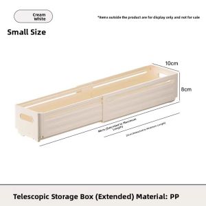 Kitchen Organization Tool Rectangular Drawer Style Storage Box Angle Organizer Expandable Desktop Small Storage Box