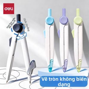 deli | Compass Vẽ Chính Xác Điều Chỉnh Góc Bút Mảnh