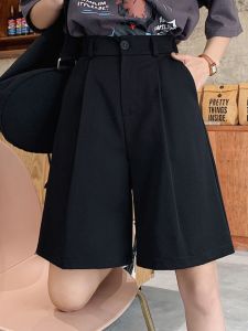 High Waist A-Line Suit Shorts plus Size Women Summer Casual Pants Slimming Effect for plus Size Women up to 200 Pounds