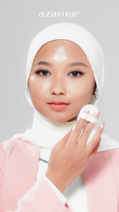 Azarine Covermatte Sunscreen Cushion SPF50+ PA++++ [11gr] Cushion Tahan Lama Flawless Matte Finish Lightweight Makeup Easy Application Buildable Coverage