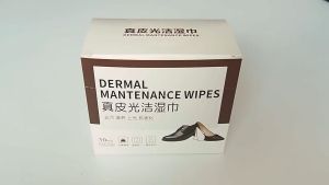Leather Shoe Wipes【20 pcs / set】皮鞋皮革甘油上光护理湿巾一次性皮具清洁增光护革上光擦鞋湿巾纸