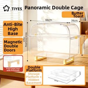 TIYES | Panoramic Multi-story Hamster Cage