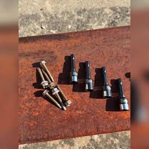 8mm CR-V Steel Sleeve Wrench Hexagonal Shank Impact Sockets Spanner Power Drills Converter Socket Batch Adapter Tools