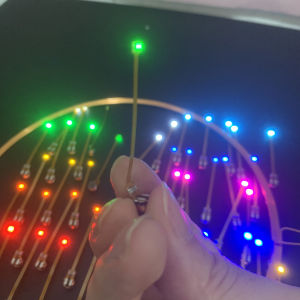 5X FPC Wireless Power Supply Induction Receive LED Light Decorative Lamp Wireless Transmission FOR Transmitter Coil Toys Model