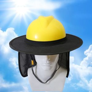Construction Safety Reflective Hard Hat Neck Shield Helmet Sun Shade Stripe Kit Summer Sun Protection Prevent Sunburn