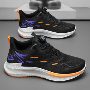 Mens Running Shoes 2025 New Winter Shock Absorption Sports Shoes Breathable Versatile Black Dad Trendy Shoes for Teens And Youth