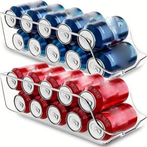 Kitchen Storage Boxs Soda Cans Storage Cans Refrigerator Freezer Organizers Can Dispensers Kitchen Accessories