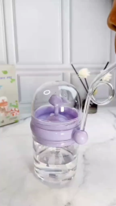 Botol Minum Anak Botol Minum Karakter Lumba Lumba Air Mancur Botol Minum Anak BPA Free Sedotan