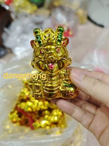 Rồng Vàng Xi trang trí tháp tỏioản tài lộc