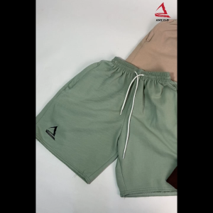 AMZ.CLO Paket 3 Pcs Broadshort Pria Celana Pendek Matt Fleece Soft