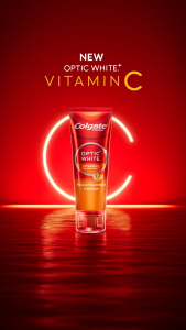 [Lazada Exclusive][Free Sticker + Mesh Pouch] Colgate Optic White Vitamin C Teeth Whitening Kit [Includes Toothpaste Toothbrush Mouthwash]