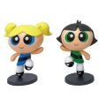 4 ชิ้น/เซ็ต Powerpuff Girls Blossom Bubbles Buttercup อะนิเมะ Action Figure ของเล่น 10 ซม.Pvc รูปชายหญิงของขวัญ. 