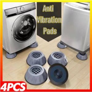 4pcs Multifunctional Anti Slip Base Washing Machine Refrigerator Universal Plastic Anti Slip and Moisture-proof Base