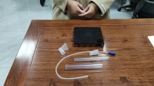 ส่งเร็ว ตะแกรงกั้นตู้ปลา แผ่นกรองใต้พื้น สำหรับกรองพื้นตู้ปลา ก่อนลงหินลง หรือกรองใต้ทราย อุปกรณ์ตู้ปลา