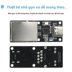 Aideepen | Mô-đun Ethernet USB-C Sang RJ45 100Mbps CH397A Card Mạng USB Giao Diện Type-C Bộ Linh Kiện Điện Tử Cho Mạng Dữ Liệu