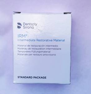 IRM intermediate Restorative Meterial(standard package)Contents:1xBottle powder(38g)+1xbottle Liquid(14ml) exp11/2026.