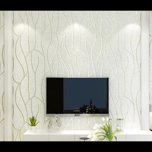 Home Decor Items Modern Minimalist Non-woven Wallpaper Living Room TV Background Wall Wallpaper 53cmX1/3/5/10/20m Decoration.
