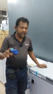 [ Save 4.0 ] Elba 260L Chest Freezer Refrigerator 1 Door/Peti Ais Beku 1 Pintu (E2620) Peti Sejuk Murah/Fridge/冷凍 冰箱 EF-E2620(GR)