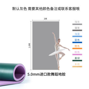 Dance Court Mats For Home Environmental-Friendly Non Slip Abrasion Resistant Waterproof Indoor Practice Room Plastic Floor Professional Dance Room Floor Mat