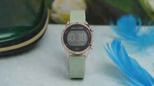 Jam tangan Jonas Jasmin JJ-2249L tali rubber mata digital original wanita