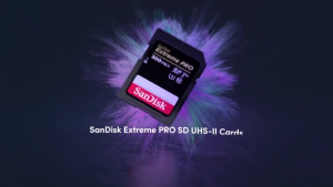 SanDisk Extreme PRO SDXC 128GB UHS-II V90 Memory Card (SDSDXDM-128G-GN4IN) อ่านและเขียน 300MB/s V90 8K 4K