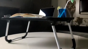 GetGadget⚙ Foldable Table with Anti-Slip for Study Bed Mini Table Laptop Table Notebook Table Ready Stock Meja Belajar Computer Study Table