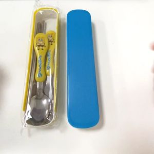 Mamibayi 3pcs Sendok Garpu Sumpit Anak Set Alat Makan Anak Stainless Lucu