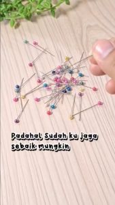 [KOTAK MIKA] JARUM PENTUL WARNA SOFT UNTUK HIJAB JILBAB