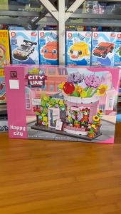 New Arrival Mainan Kreatif Anak Block Flower Building Blocks