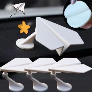 2PCS Swing Paper Airplane Car Ornament Auto Dashboard Center Console Rotating Airplane Decoration DIY Car Interior Decor Ornaments