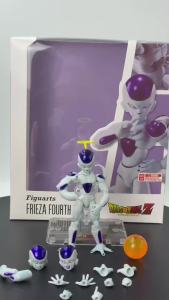Bandai | Bandai SHF Dragon Ball Z Frieza Fourth Form Articulated Action Figure Boxed Collectible Finished Model