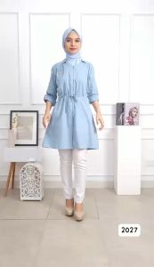 99 Long Tunik Atasan Wanita Dewasa Premium Bahan Cotton Yokka One Size