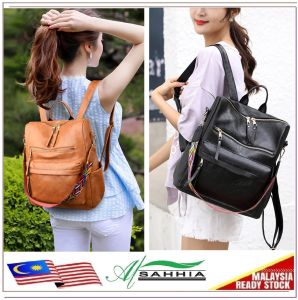 2Y4 Al Sahhia Beg Galas Remaja Wanita Lelaki Sekolah ( Men Women Waterproof Travel Color Stripe Bagpack Student School Sport Bag )