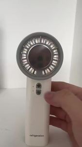 Quạt Làm Mát Mini Cầm Tay Sạc Lại Được Năm 2026 199 Tốc Độ Điều Chỉnh Màn Hình Kỹ Thuật Số Có Thể Gập Lại Sử Dụng Nguồn USB Dùng Cho Gia Đình