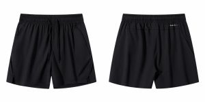QUEYUSIHAI | Quần Short Chạy Bộ Lụa Băng Giá