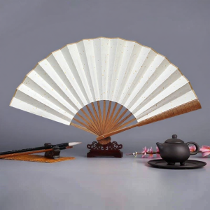 Customizable Blank Folding Fan Chinese Style
