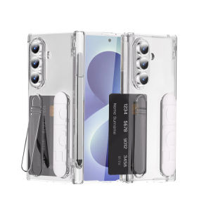szhaiyu | Phone Case For Samsung Galaxy Z Fold 8 7 6 5 4 Ultra With S Pen With Wristband Holder Hinge Card Slot Screen Protector Film