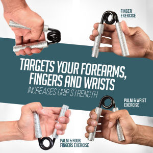 50-250LBS Alloy Steel Hand Grip Exercise Forearm Muscle Grip Strengthener Steel Hand Gripper