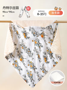 Lovemami Thickened Pure Cotton Baby Wrap Blanket Constant Temperature Newborn Autumn Winter Infant Sleep Bag Soft Cozy Baby Wrap