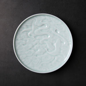 Shanggu Mountain House Ceramic Ceramics Products Processing Lu Yuan Porcelain Tea Cup Glazed Single Tea Tray Pot Holder Tea Ceremony Accessories