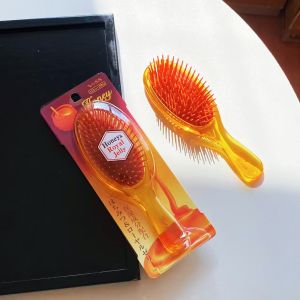 Portable Hair Care Shampoo Comb Moisturizing Bee Pollen Micro-Capsule Massage Comb Compact Hair Styling Tool Personal Care