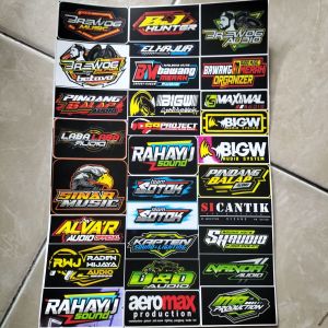 Stiker Sound System | Stiker Audio | Stiker Sound System Audio | Stiker Sound System Anti Air | Stiker Logo Sound System