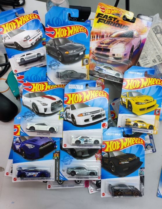 HotWheels NISSAN GT-R Skyline, Honda Civic, Toyota Supra Car JDM Series ...