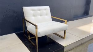Pierre Velvet Accent Chair / Royale Tufted Armchair - FRM7183