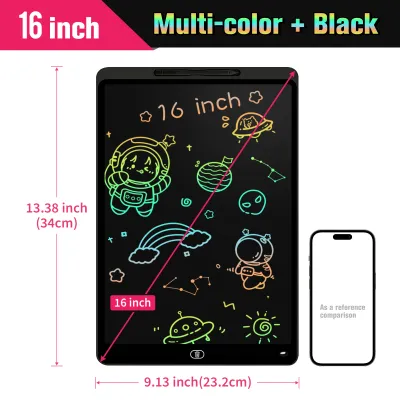 16/20 Inch Writing Board Drawing Tablet for Kids Large Electronic Drawing Pad with Colorful Screen Digital Graphic Tablets Toy