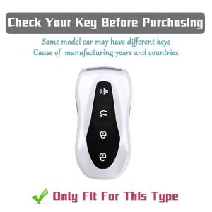 TPU Car Key Remote Case Cover for Geely Tugella 2020 Boyue Atlas Pro Gili Tugella Shell Fob Key Protector Keychain Accessories