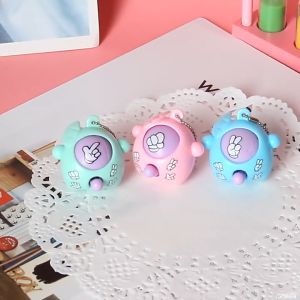 5Pcs Mini Rock Paper Scissors Game: A Fun & Stylish Key Chain Pendant Gift